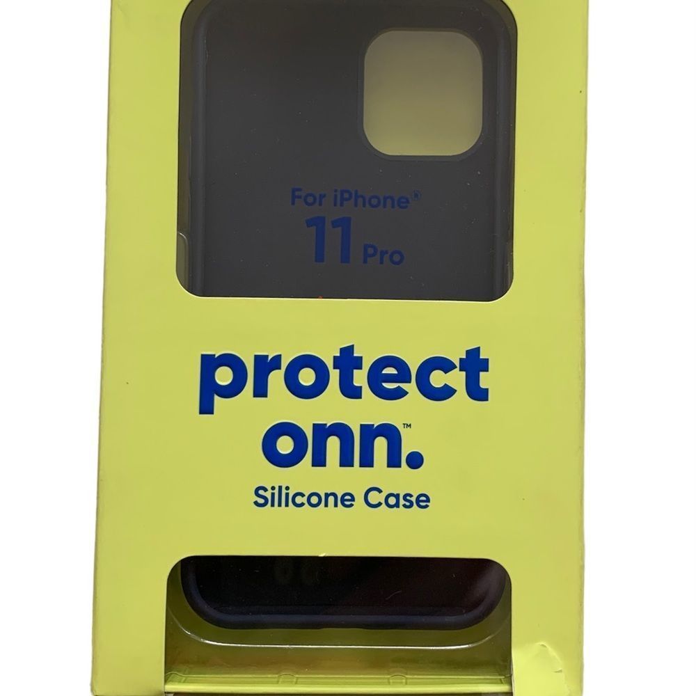 onn iPhone 11 Pro Black Silicone Phone Case